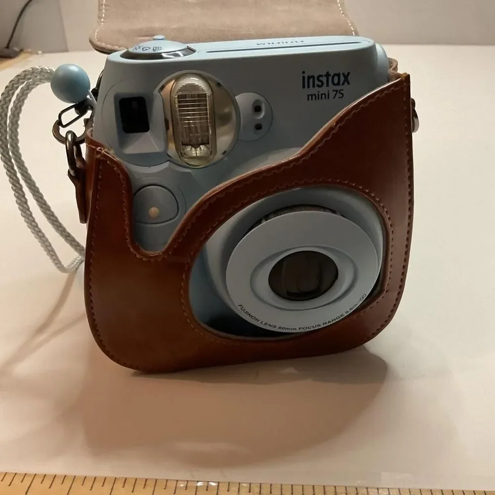 Instax Brown and Blue Cameras-and-accessories